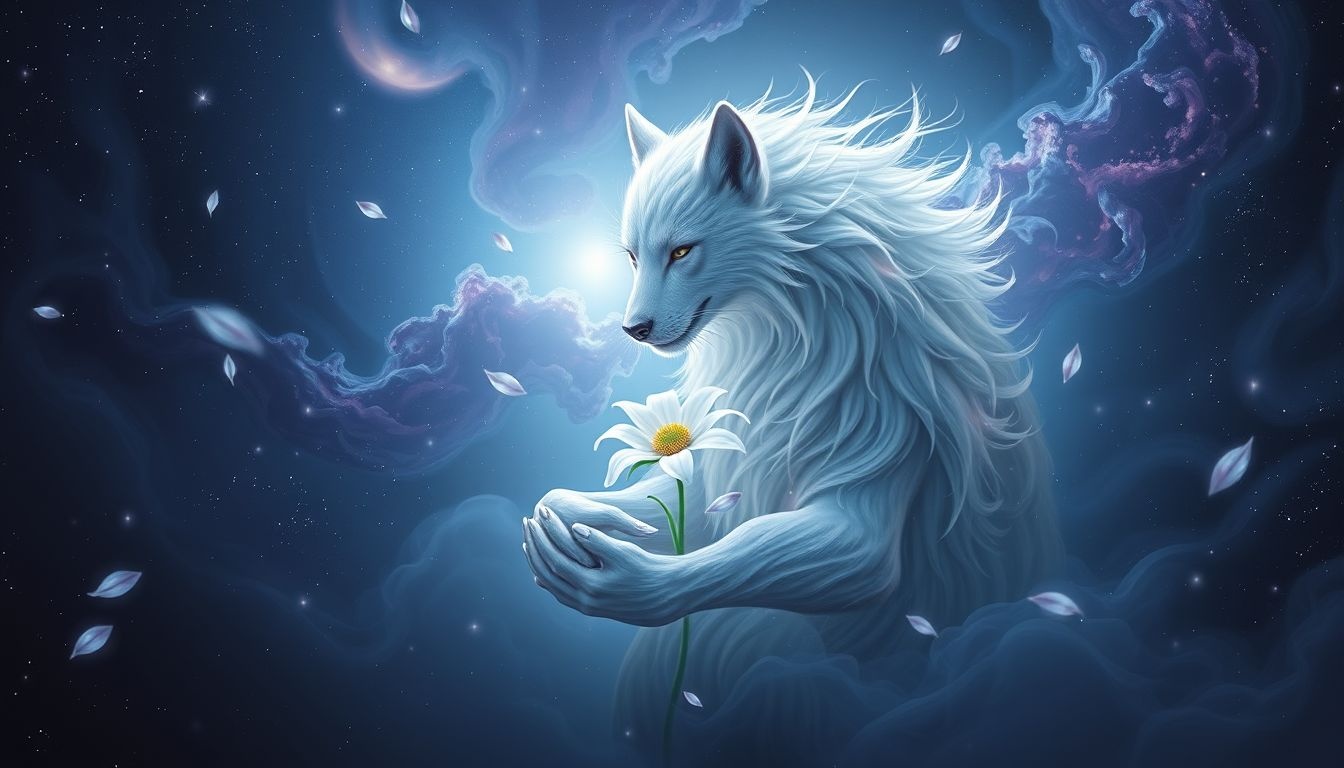 L'edelweiss protégé symbolise instinct, force brute et survie.