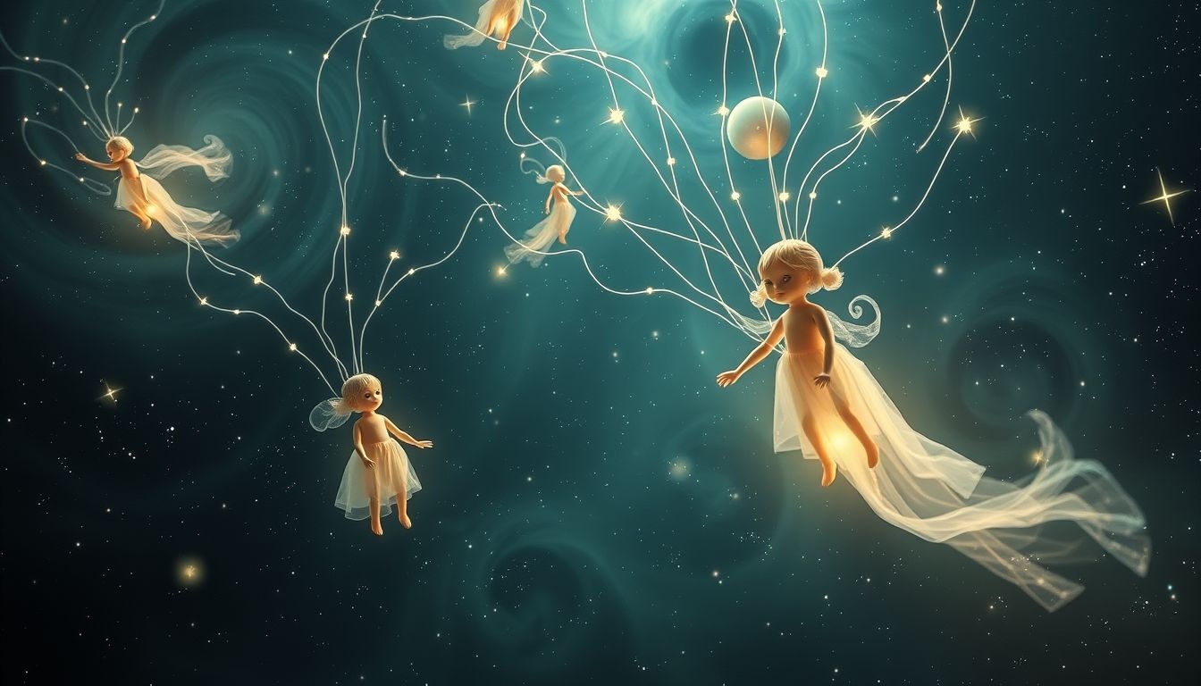 Rêver de poupées révèle souvent l’innocence ou des souvenirs enfouis.
