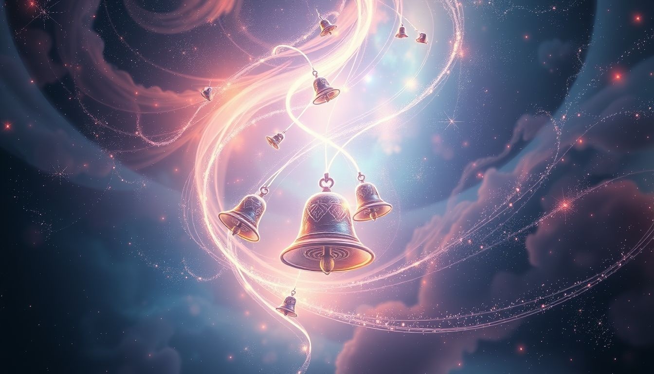 Les grelots symbolisent le progrès et l'énergie en mouvement constant.