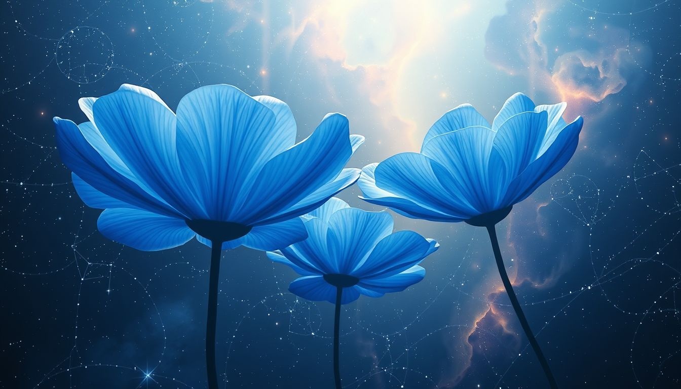 Rêver de camassias bleus géants symbolise une grande sagesse intérieure.