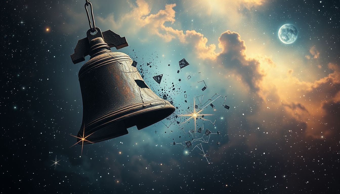 La Liberty Bell rouillée symbolise la perte des idéaux américains.