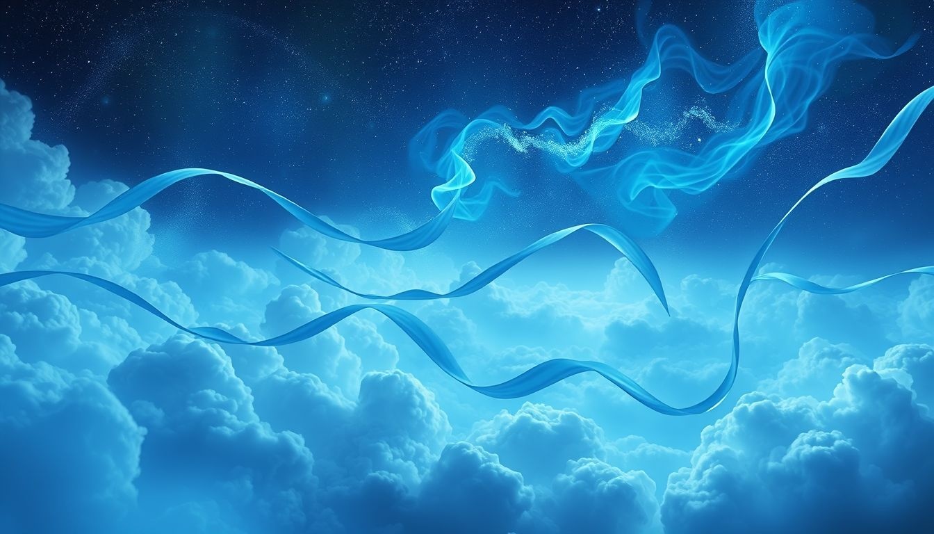 Les lacets bleus symbolisent la paix intérieure et l'expression sincère.