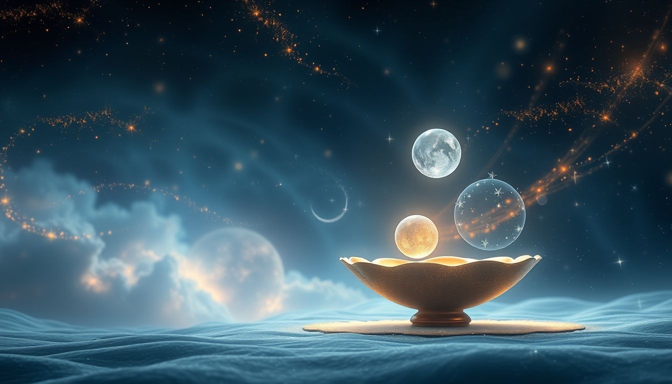 Le boisseau symbolise l'équilibre entre abondance et modération.