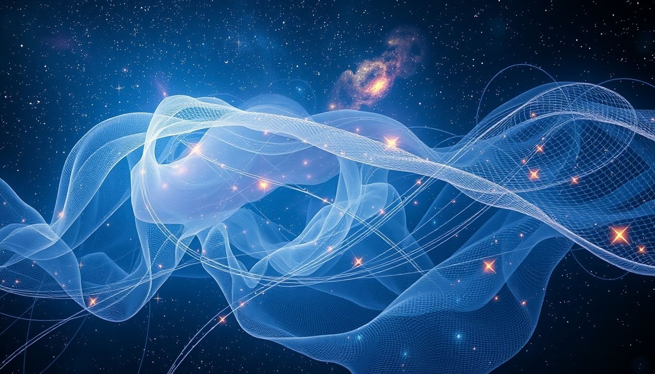 Les mailles symbolisent souvent la connexion entre esprit et réalité.