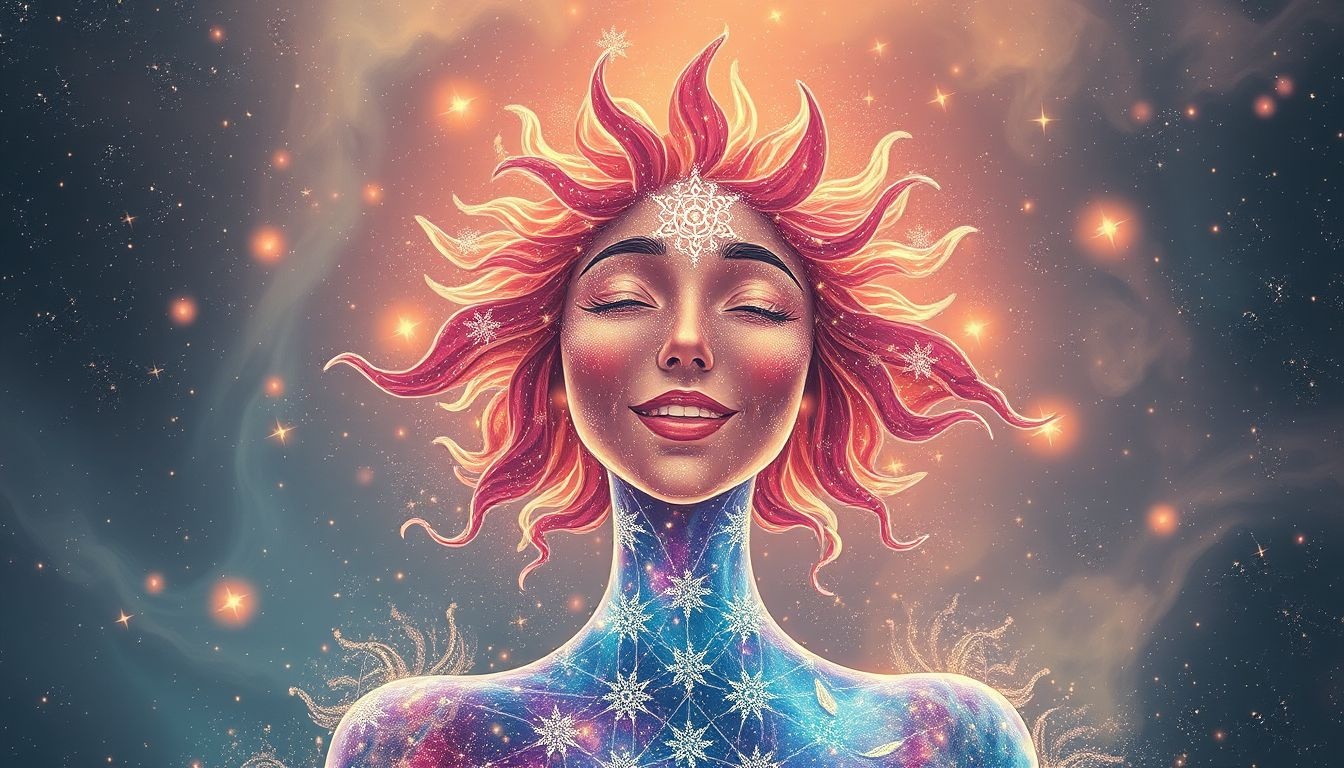 Un sourire maternel symbolise l’amour inconditionnel et la sécurité.