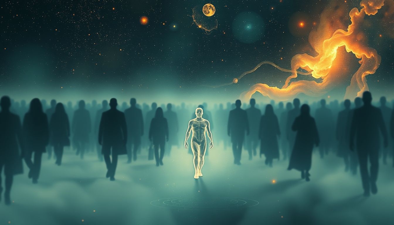 Marcher seul symbolise souvent la quête d'identité et d'indépendance.