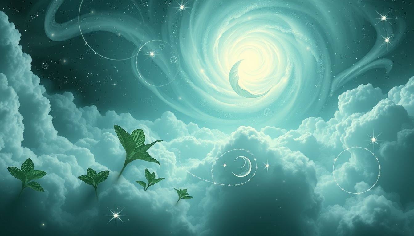 La menthe dans les rêves symbolise souvent la fraîcheur mentale.