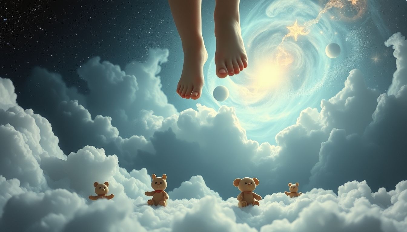 Piétiner un jouet symbolise la fin de l'innocence enfantine.