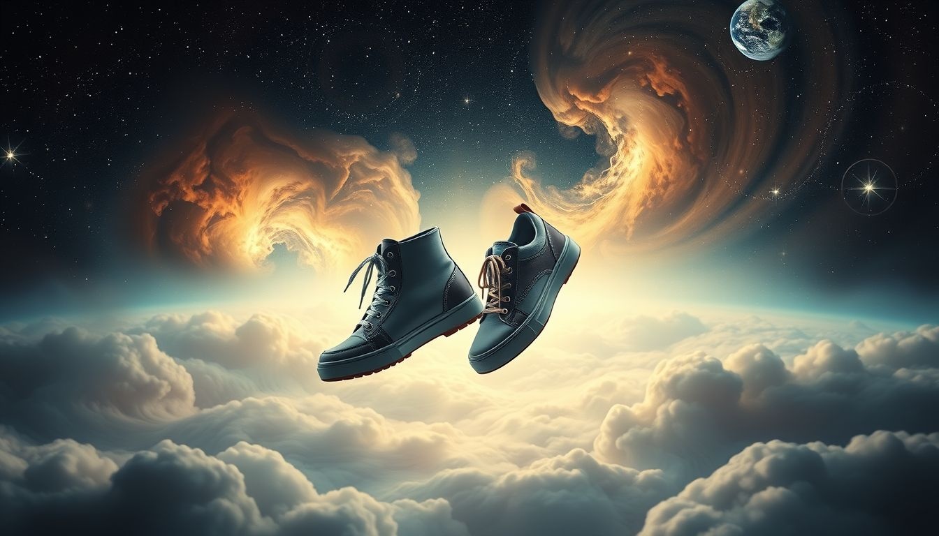 Porter des chaussures dépareillées symbolise souvent confusion et déséquilibre intérieur.