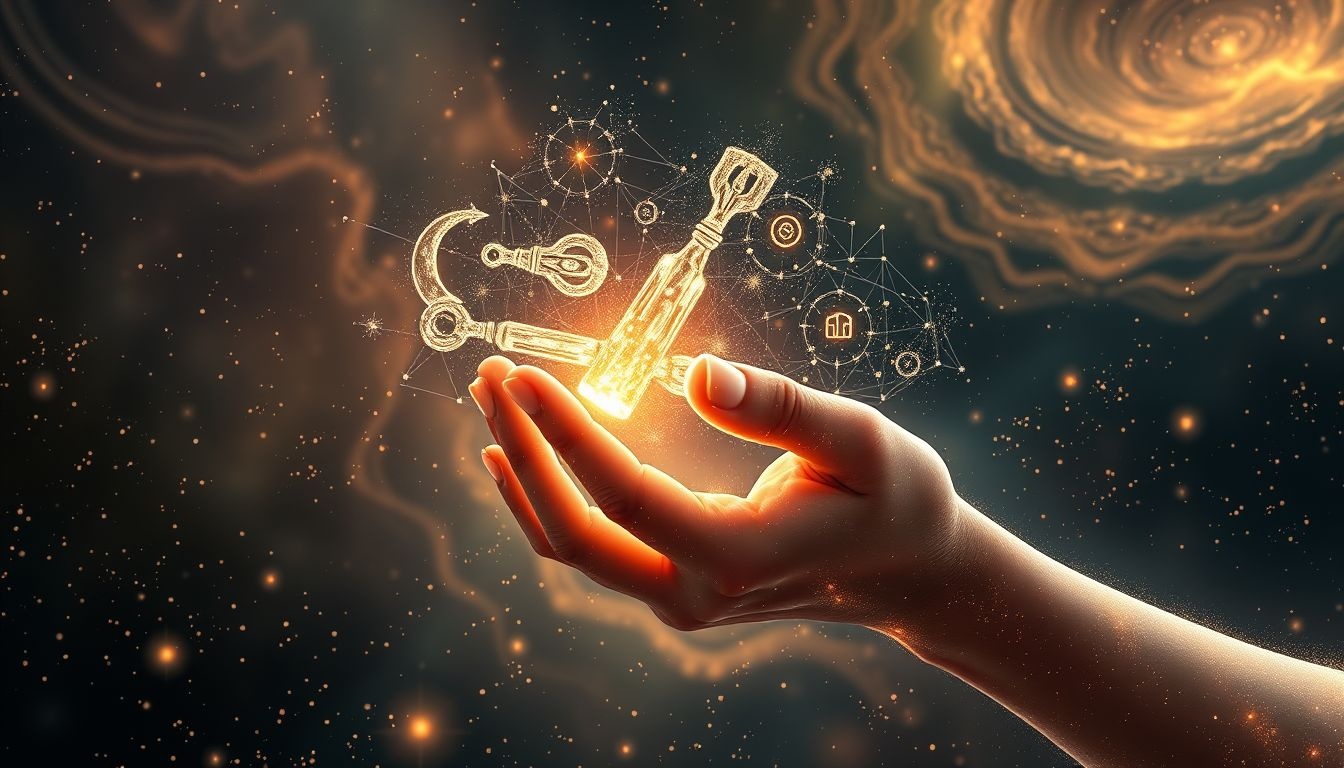 Rêver d’un outil symbolise la maîtrise de nouvelles compétences pratiques.