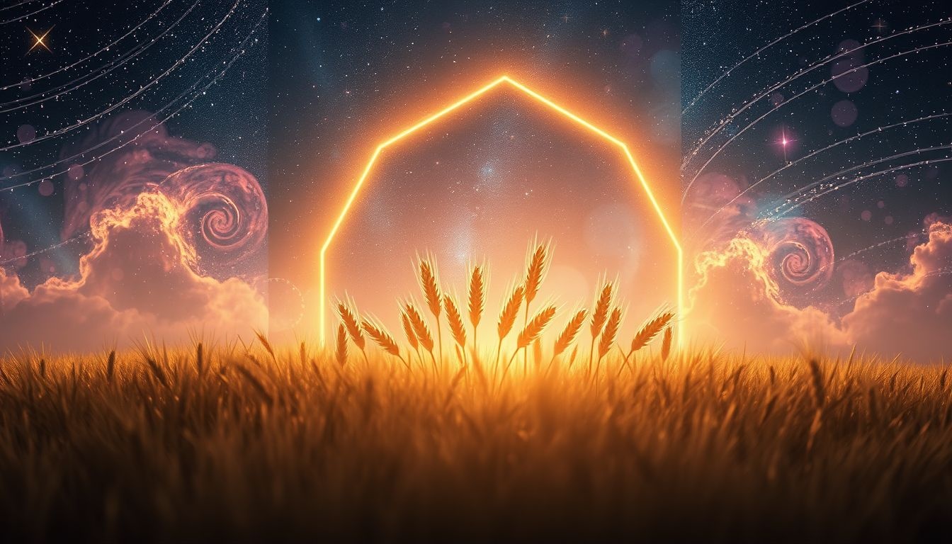 Rêver d'épis symbolise la sécurité et l'abondance future.