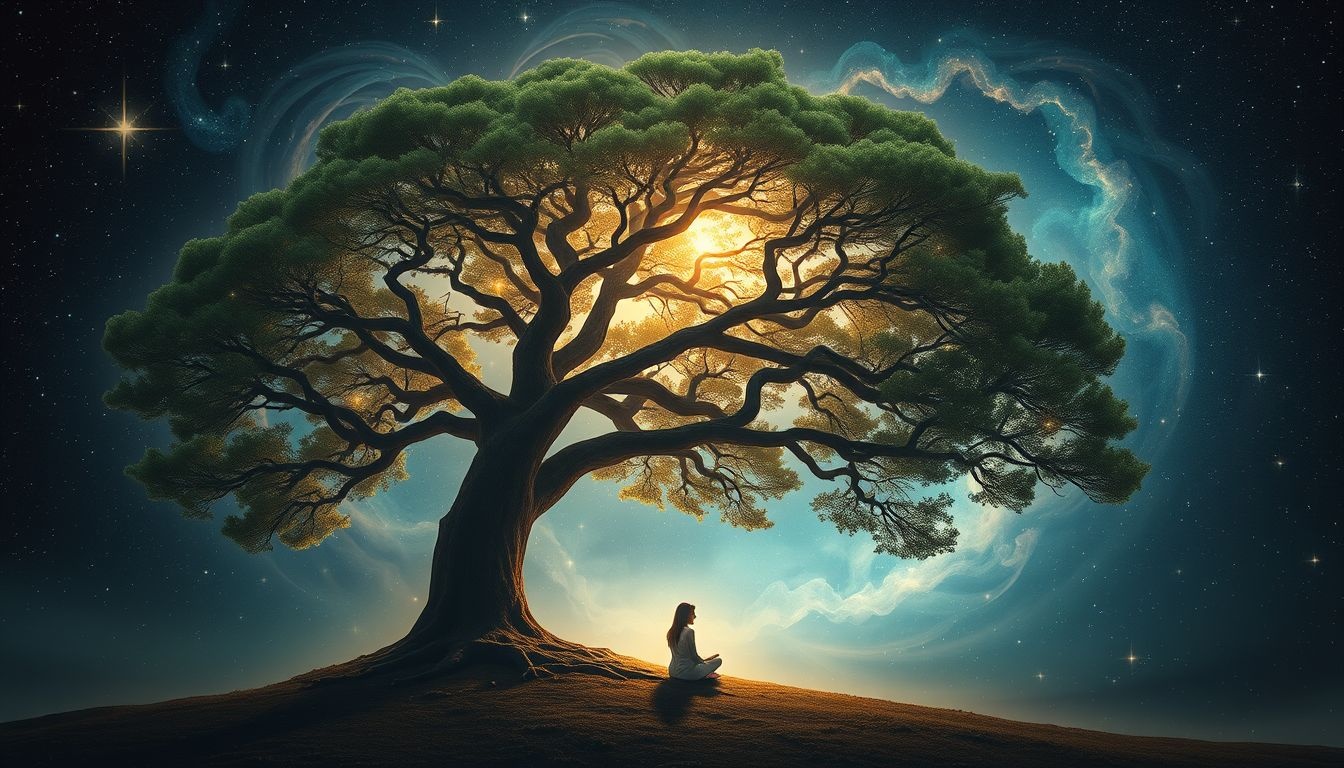 Rêver d’être assis sous un cèdre symbolise la sagesse intérieure.