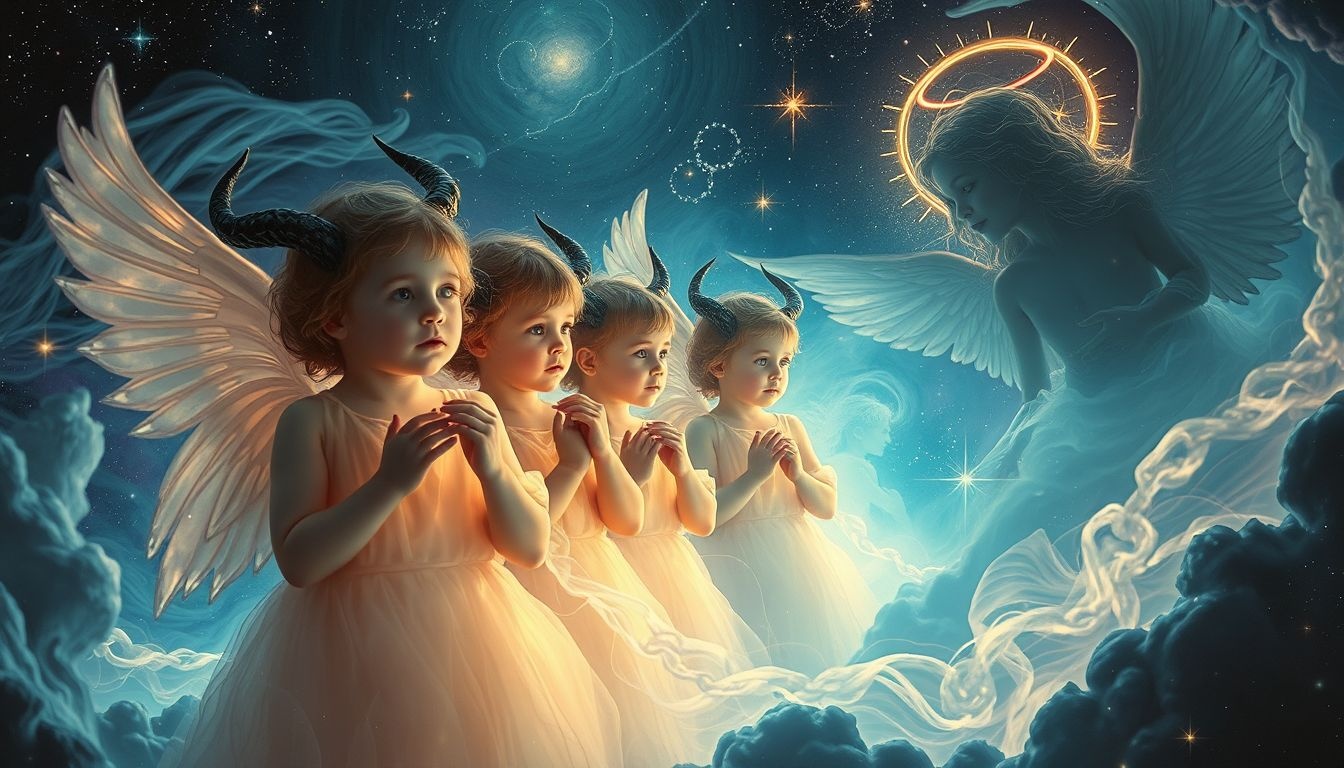 Rêver d'enfants de chœur devenant démons symbolise conflit moral intense.