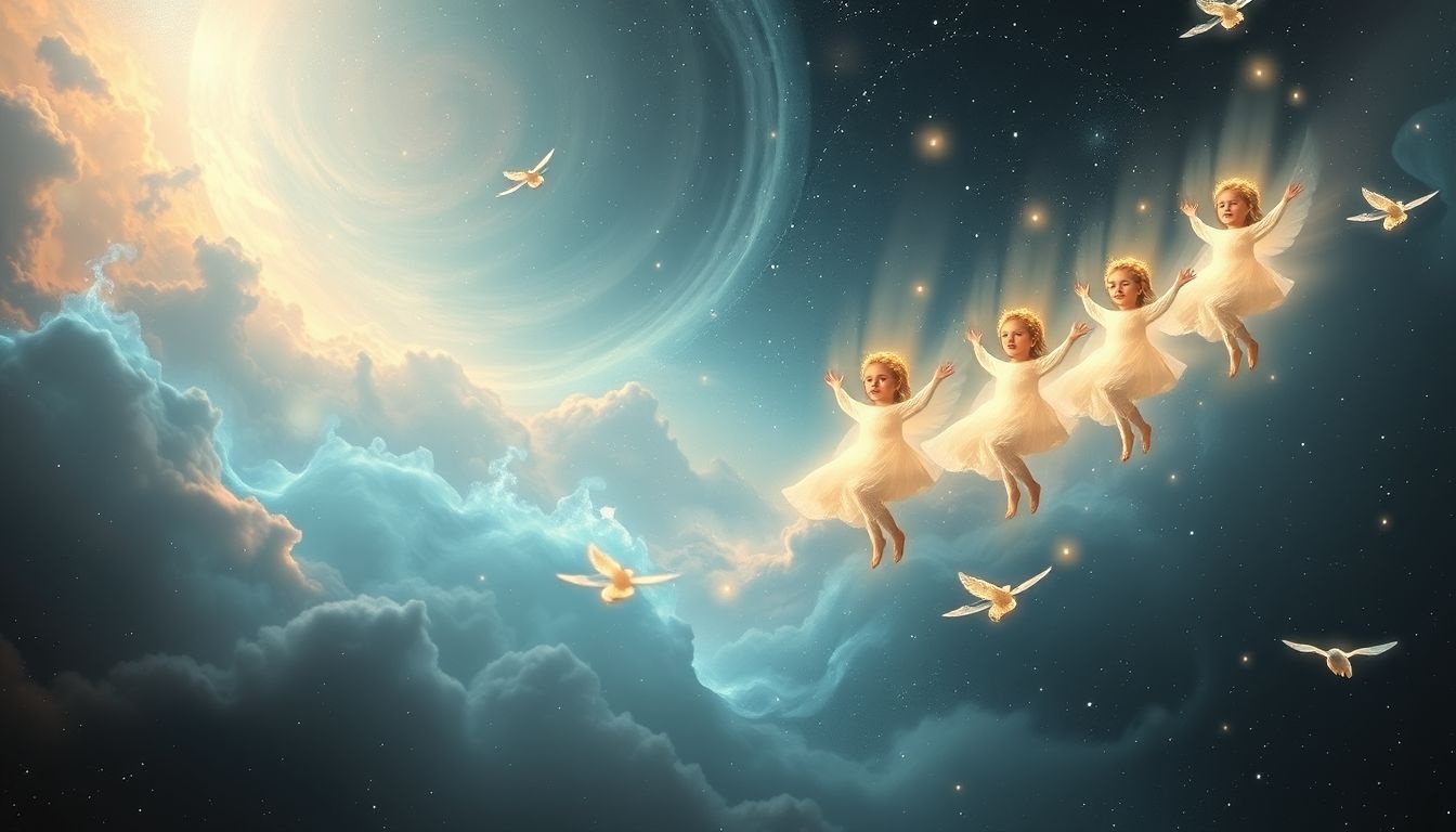 Rêver d'enfants de chœur volant symbolise liberté et élévation spirituelle.