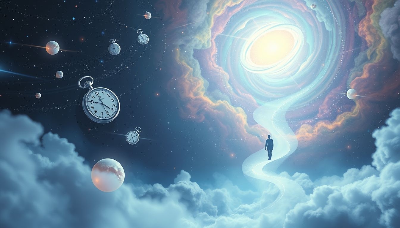 Rêver d’errer dans le futur reflète anxiété mêlée d’espoir.