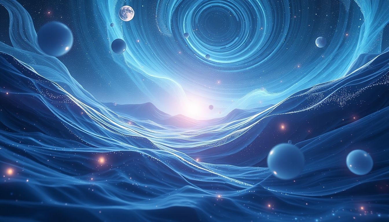 Les ondulations symbolisent les émotions fluctuantes et l'intuition profonde.