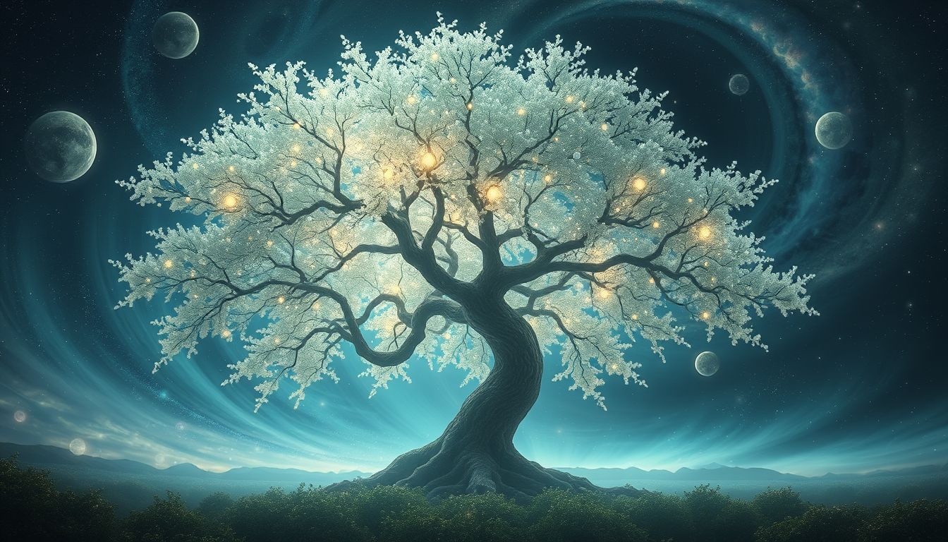 Rêver d’un arbre caduque géant symbolise renouveau et transformation profonde.