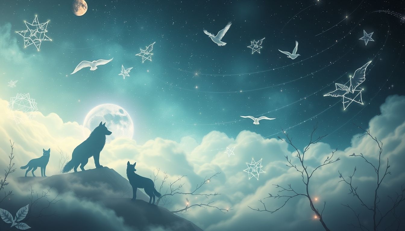 Rêver d’animaux en bail symbolise un lien instinctif profond.