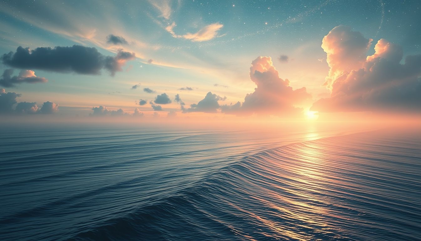 Rêver d’un bras de mer au coucher de soleil symbolise transition intérieure.
