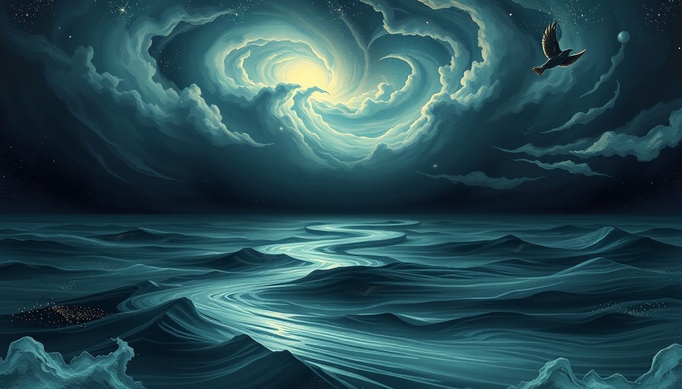 Rêver d’un bras de mer pollué symbolise blocages émotionnels profonds.