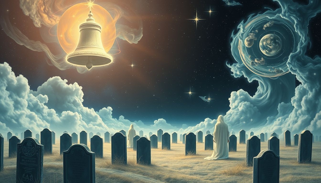 Rêver d’un clocher en cimetière symbolise l’acceptation de la mort.