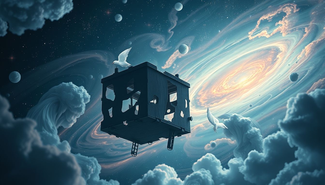 Un commissariat vide symbolise souvent solitude et perte de protection.