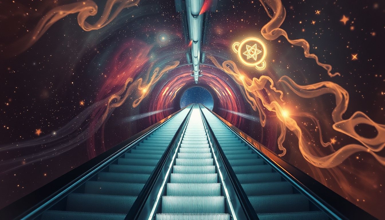 Rêver d'escalator révèle souvent une progression intérieure inconsciente.