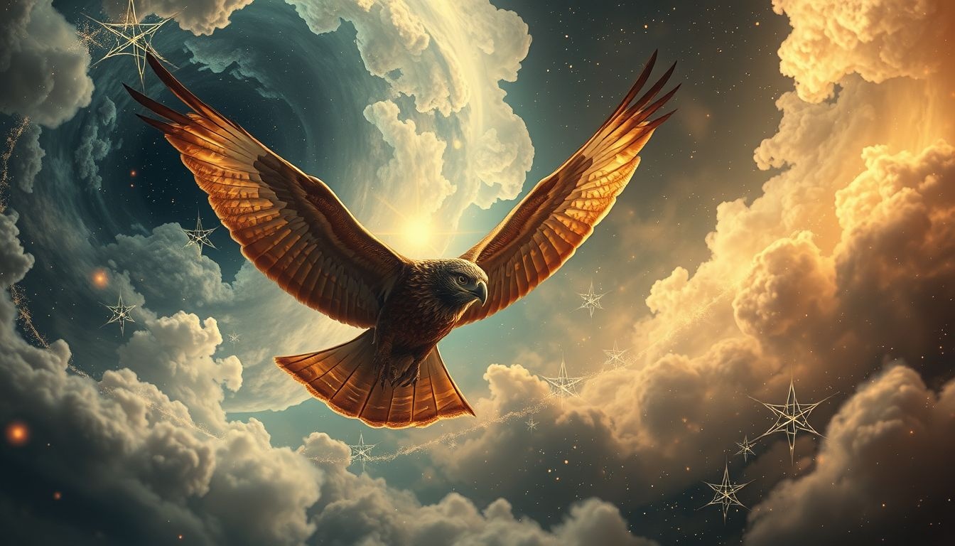 Rêver d’un faucon brun symbolise la sagesse et la vigilance.