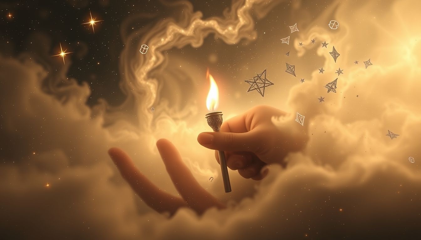 Rêver d’un flambeau caché symbolise des vérités secrètes révélées.