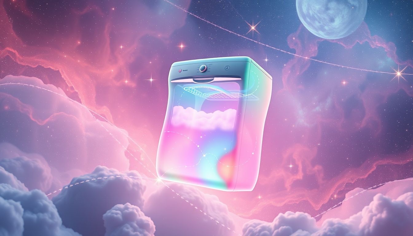 Rêver d'un lave-vaisselle coloré symbolise créativité et singularité personnelle.