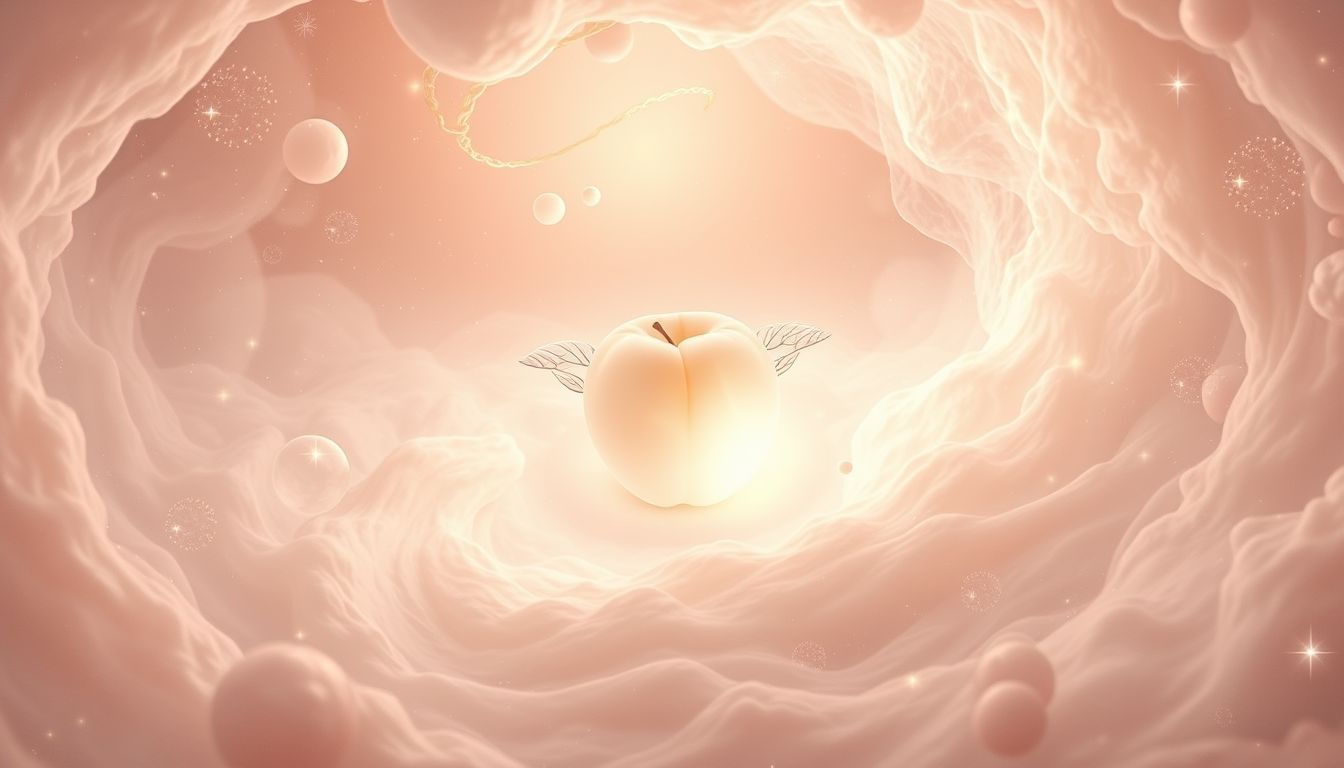 Rêver d'un noyau de pêche blanc symbolise un renouveau spirituel.