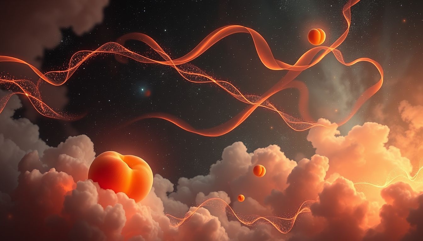 Rêver d'un noyau de pêche symbolise passion cachée en amour.