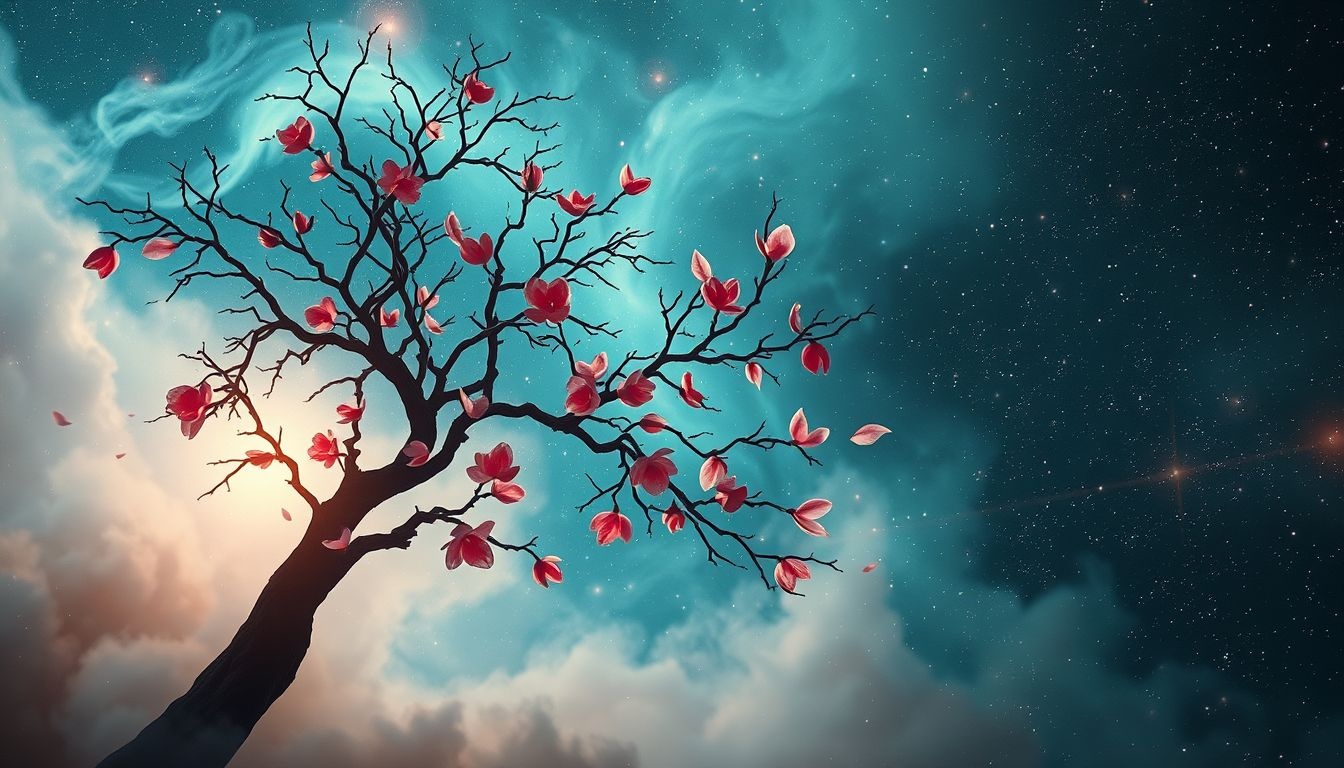 Rêver d’un pêcher mort symbolise souvent la fin inévitable.