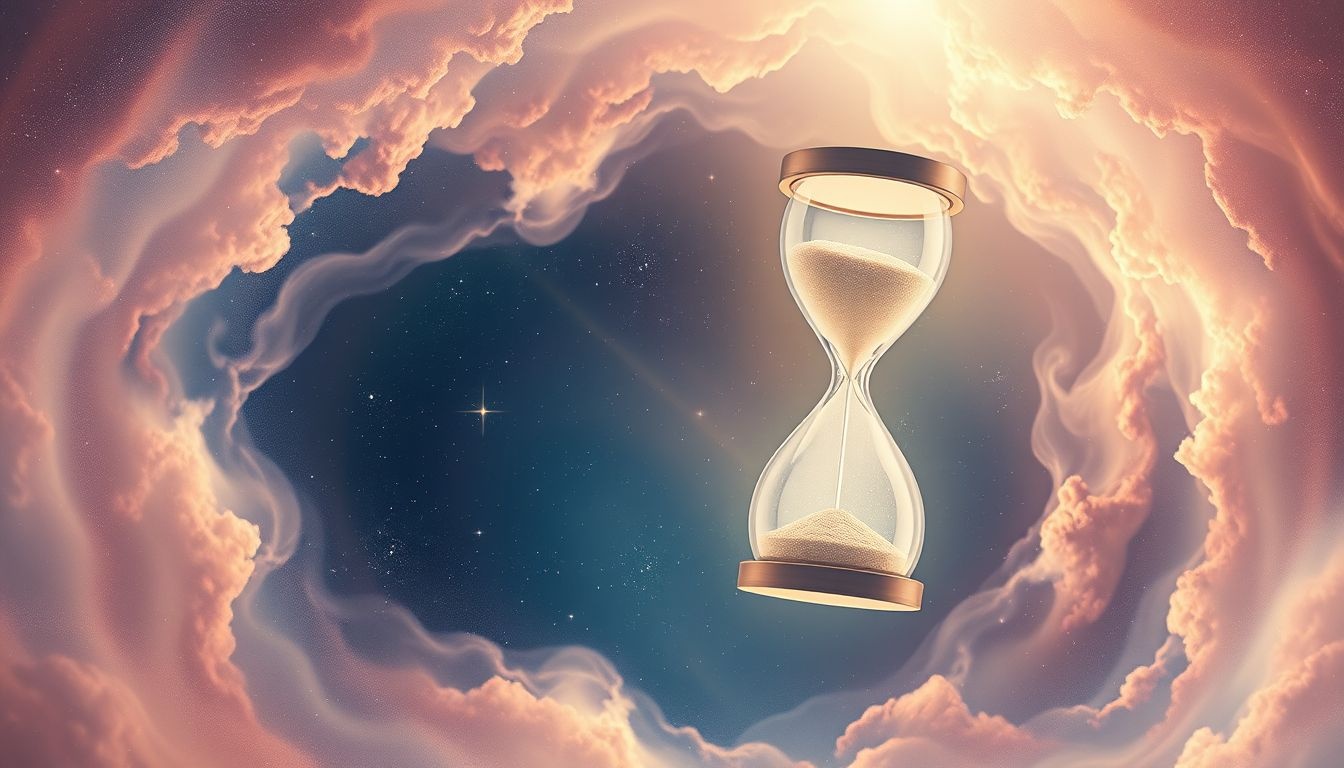 Rêver d’un sablier symbolise le temps qui s’écoule avant changement.