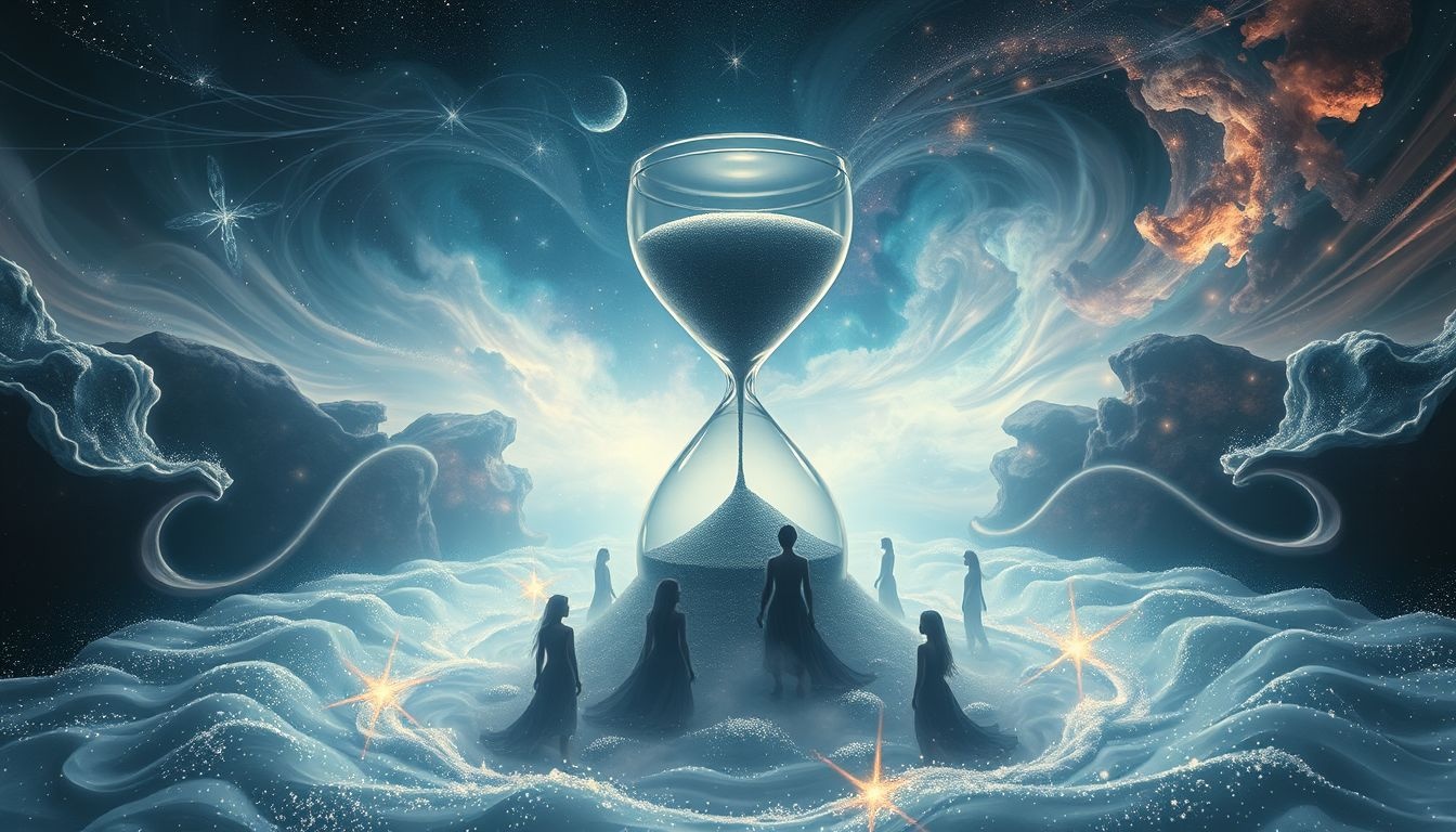 Rêver d’un sablier géant symbolise la pression écrasante du temps.