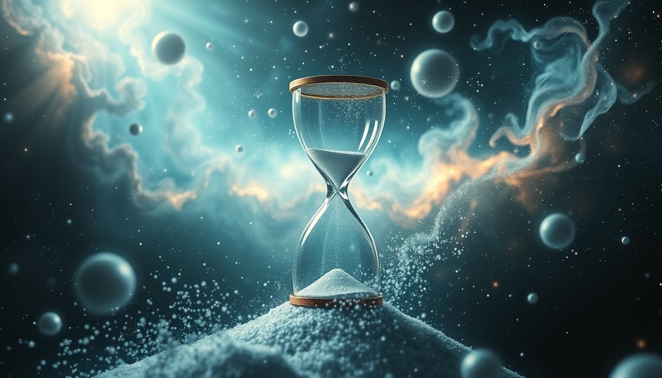 Un sablier vide incarne l'urgence des opportunités perdues imminentes.