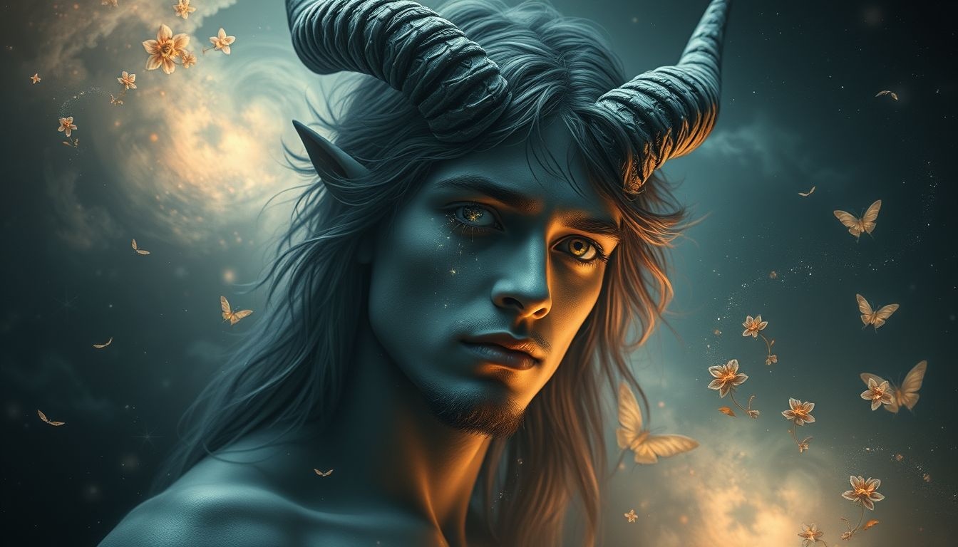 Un satyre triste en rêve symbolise souvent un regret profond.