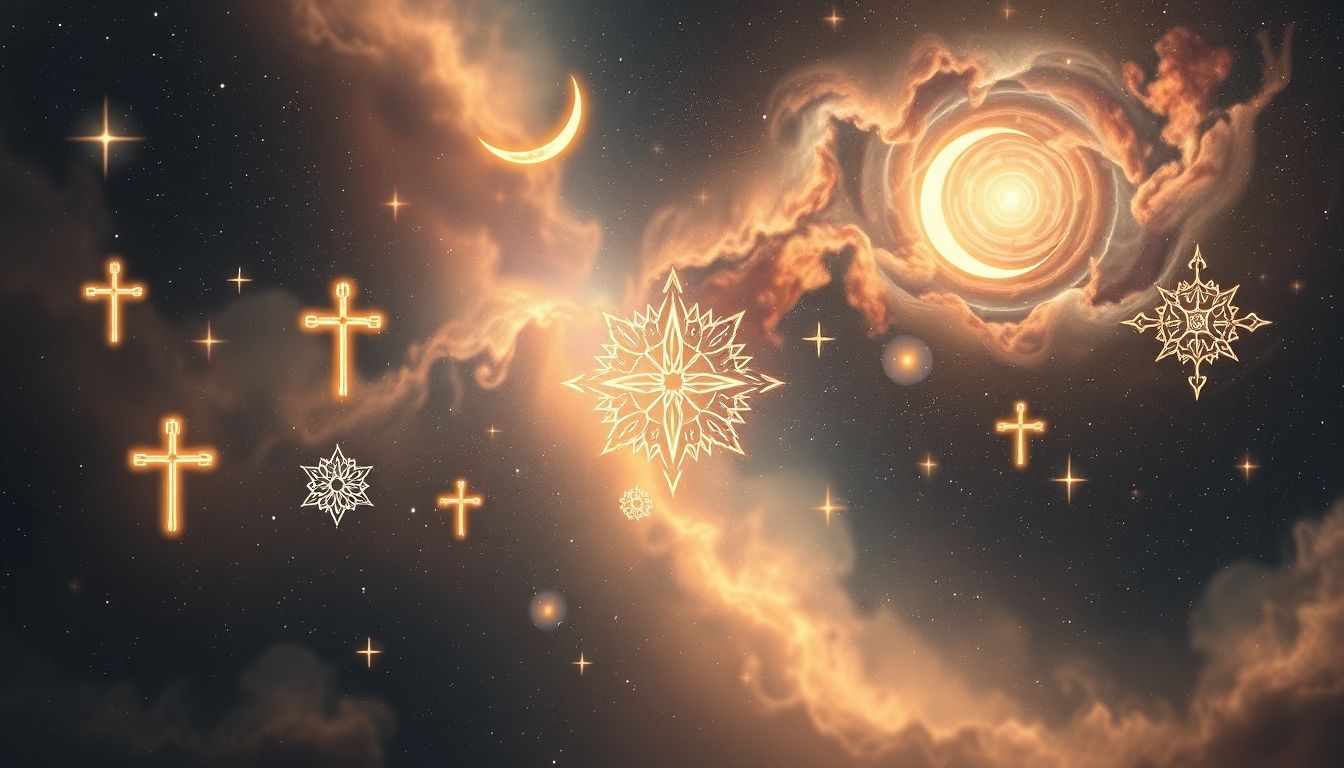 Rêver de symboles religieux révèle un profond questionnement spirituel.