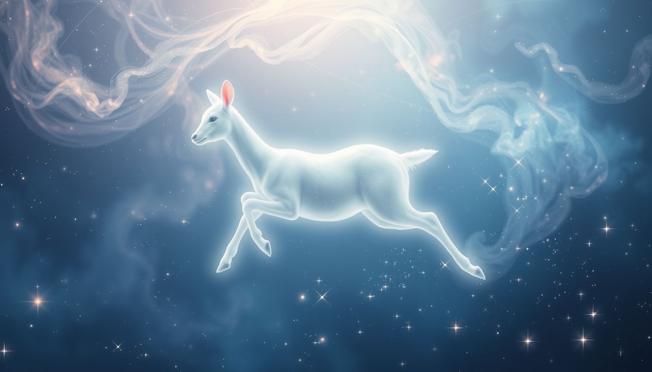 Rêver d’une biche blanche symbolise un espoir et renouveau profond.