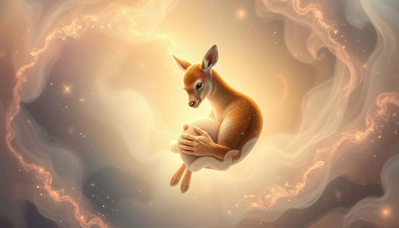 Rêver d'une biche protectrice symbolise confiance et soutien inébranlable.