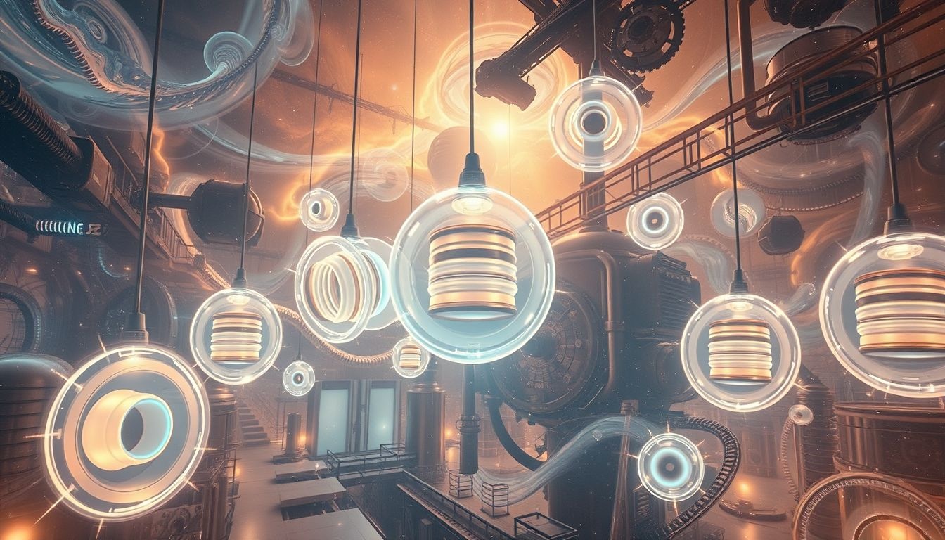 Rêver d'une bobine en usine symbolise créativité et production intérieure.