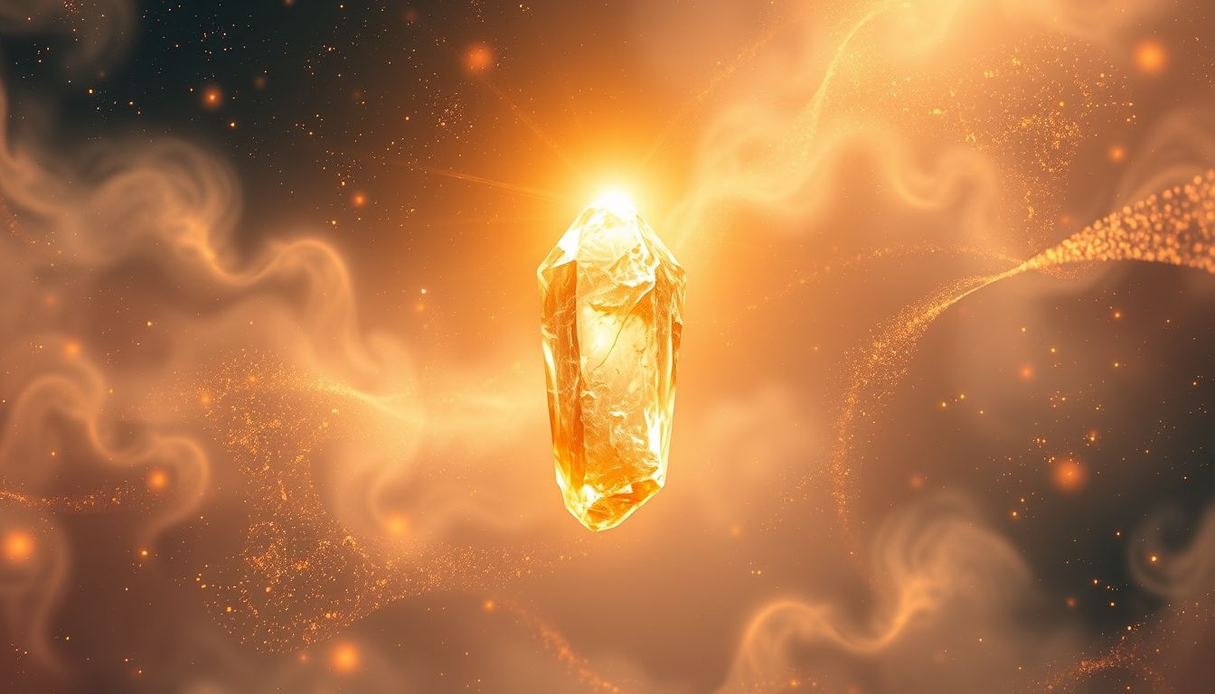 Rêver d'une citrine symbolise richesse intérieure et bonheur durable.
