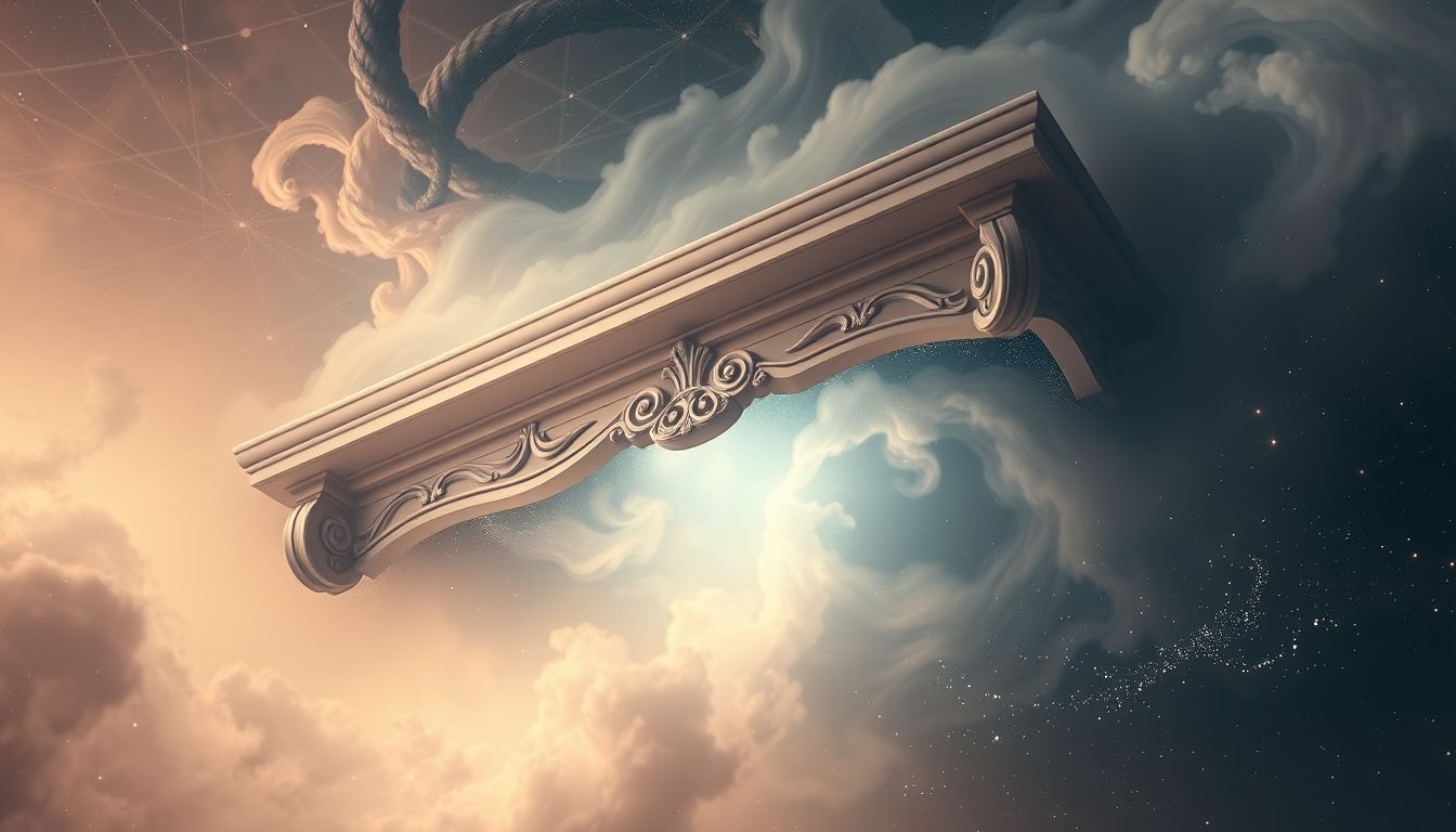 Rêver d'une corniche ornée symbolise l'élégance et la protection divine.