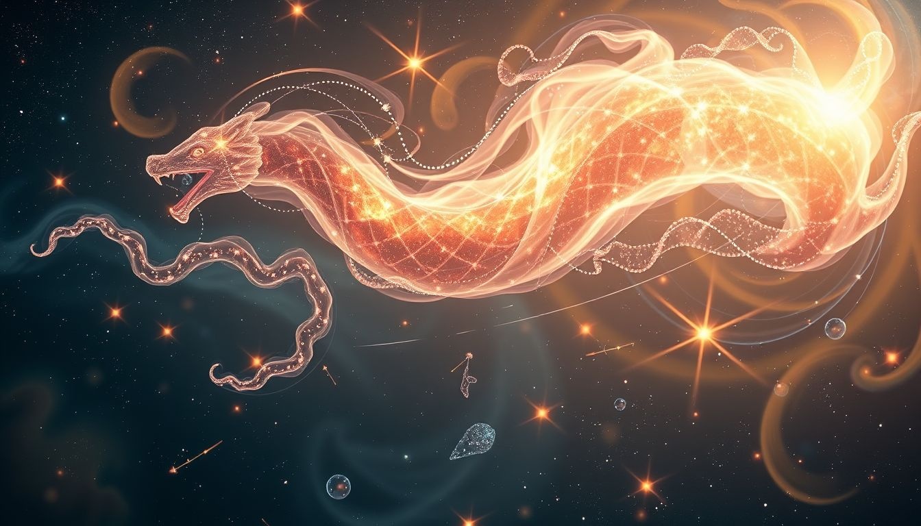 Rêver d'une couleuvre qui change symbolise une transformation profonde intérieure.