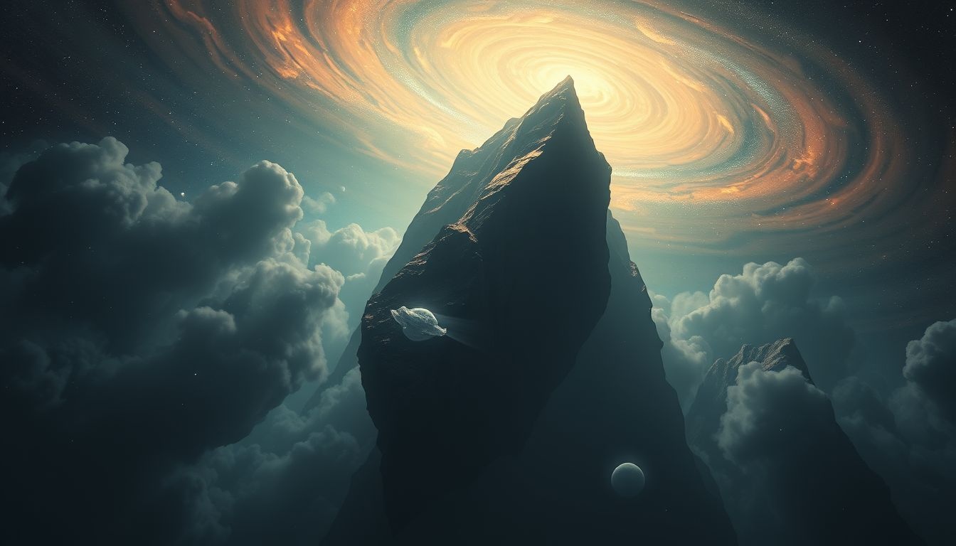 Rêver d’une crête escarpée symbolise défis et vigilance extrême.