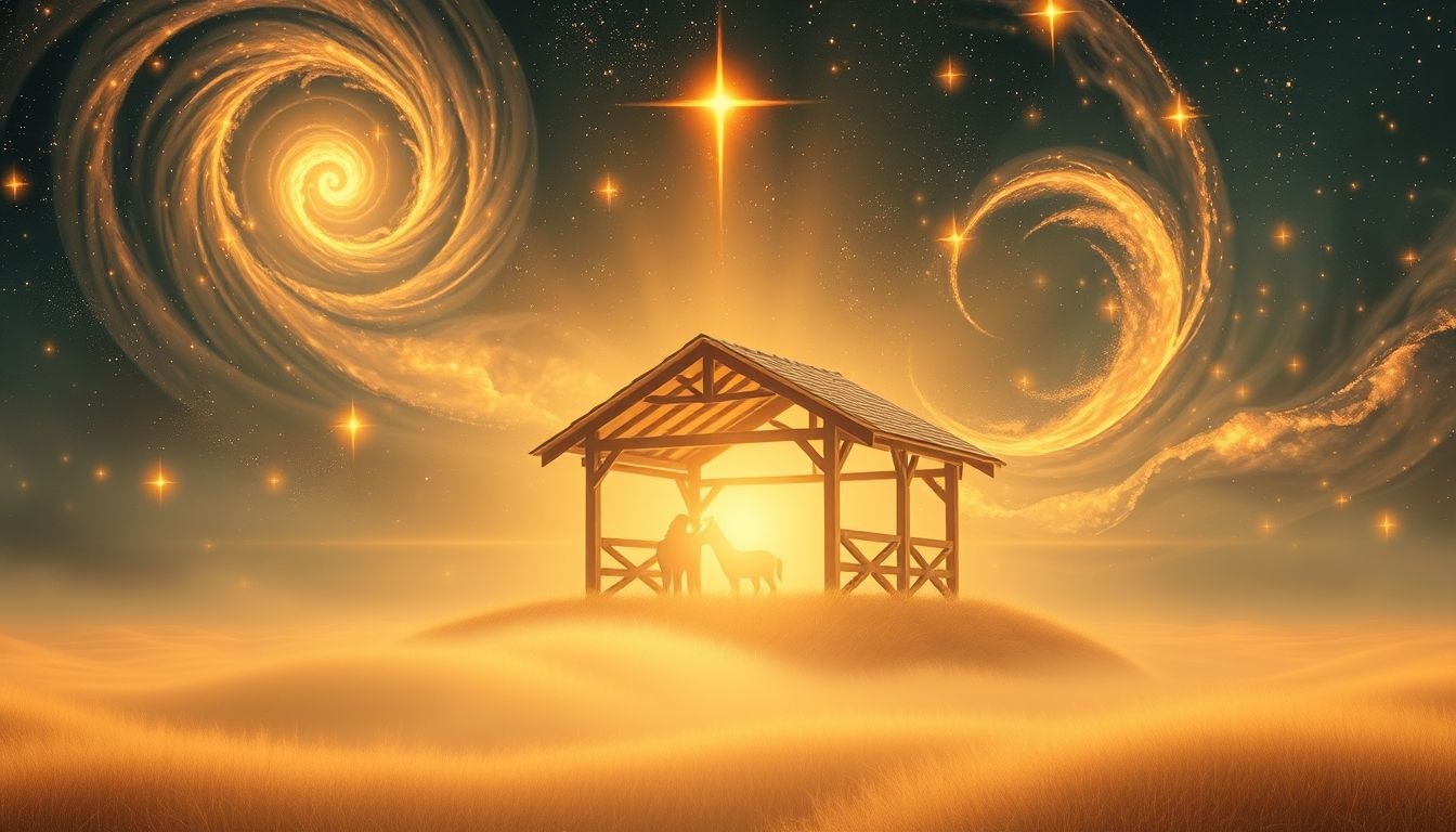 Rêver d'une étable illuminée symbolise la lumière guidant l'espérance.