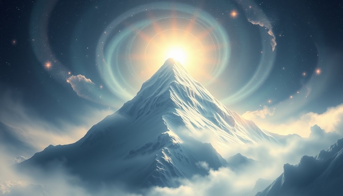Rêver d’une montagne enneigée symbolise spiritualité et défis imminents.
