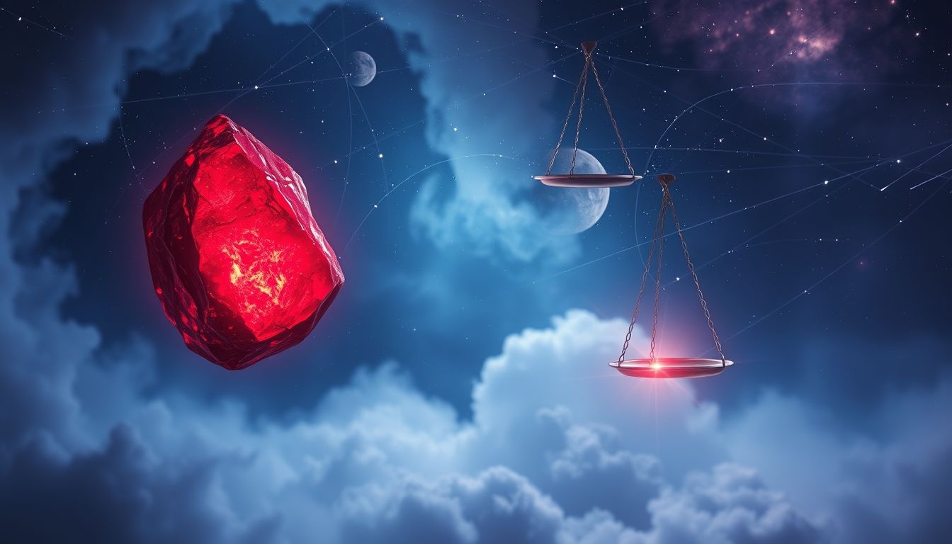 Rêver d’une pierre de sang symbolise justice et vérité révélée.