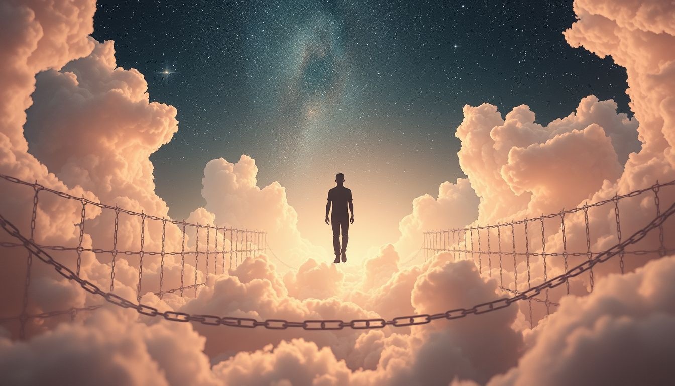 Rêver d'une prison invisible révèle des barrières psychiques inconscientes.