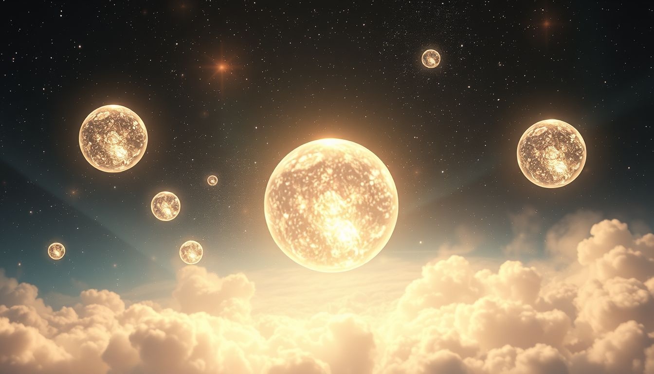 Rêver de boules de cristal symbolise souvent une quête de vérité future.